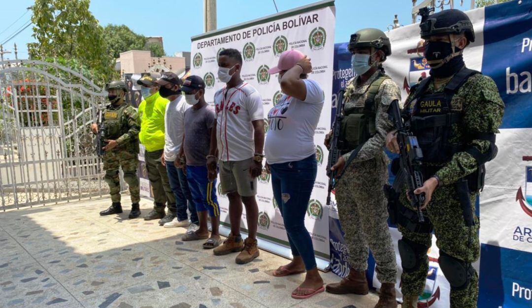 Cinco capturados en el marco de operación Némesis en el departamento