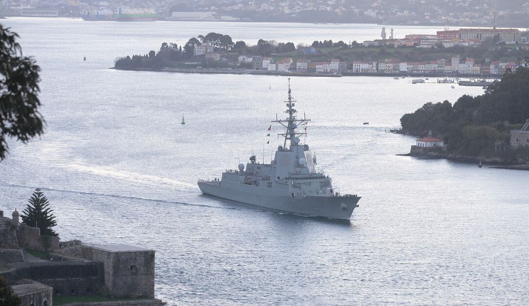 La fragata española Blas de Lezo en su camino hacia el Mar Negro