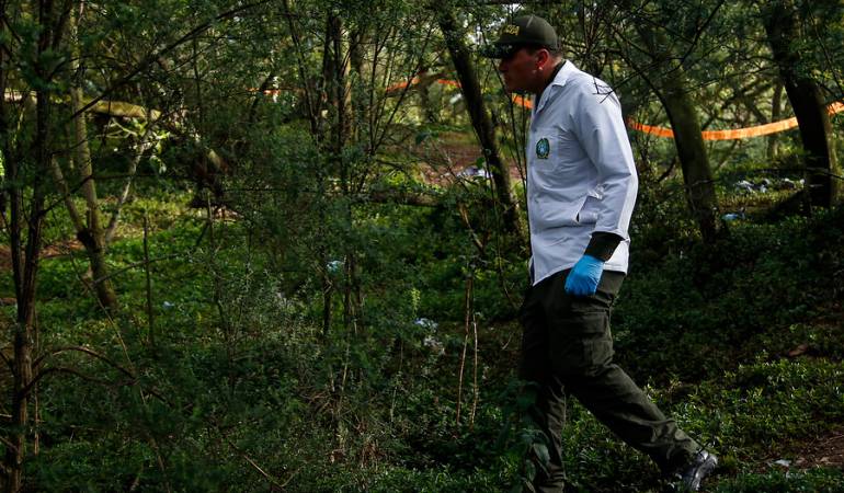El lugar de los crímenes de Fredy Armando Valencia, más conocido como “El monstruo de Monserrate”, permanece custodiado por la Policía.