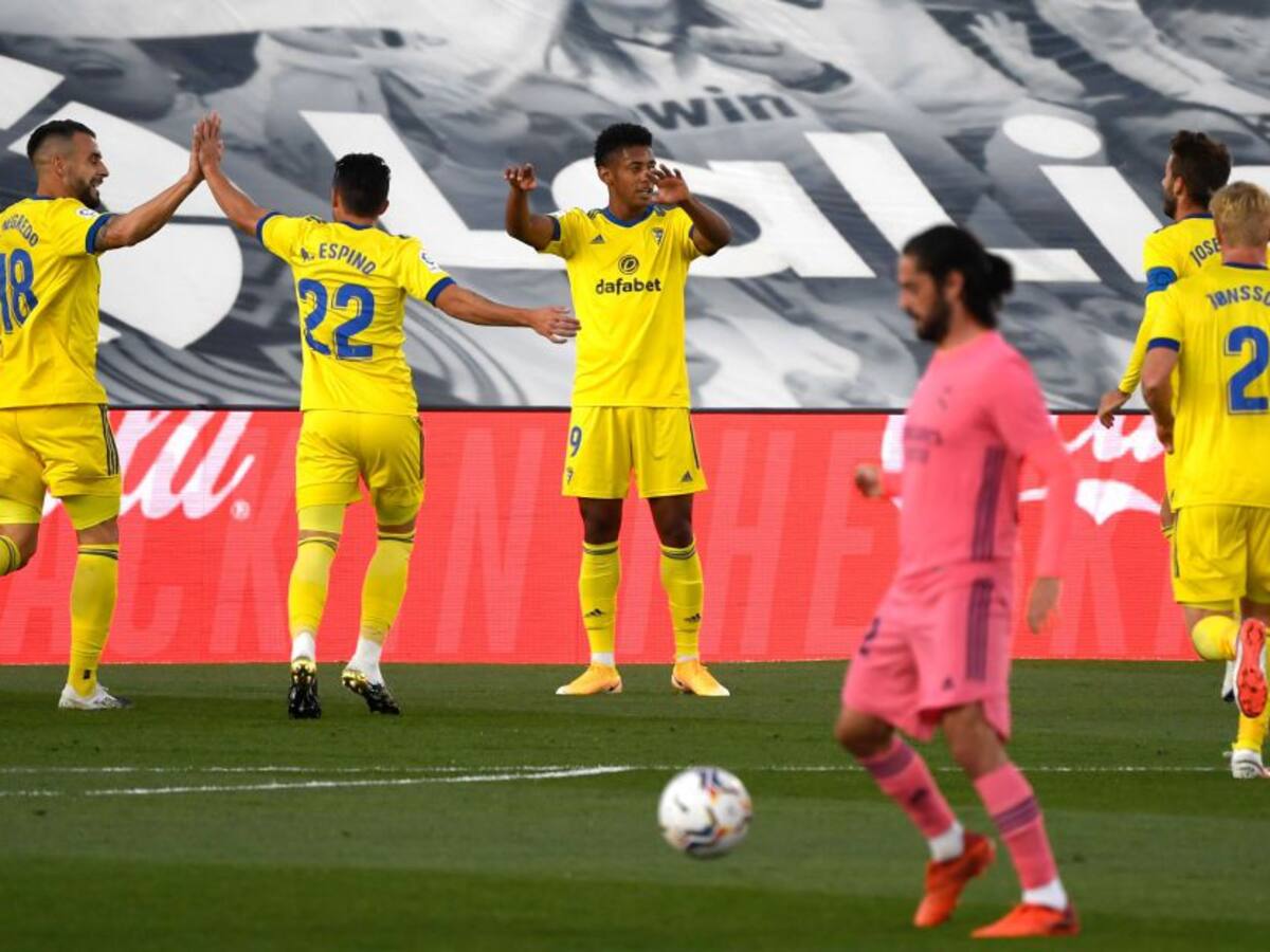 Cádiz derrota al Real Madrid por primera vez en la historia
