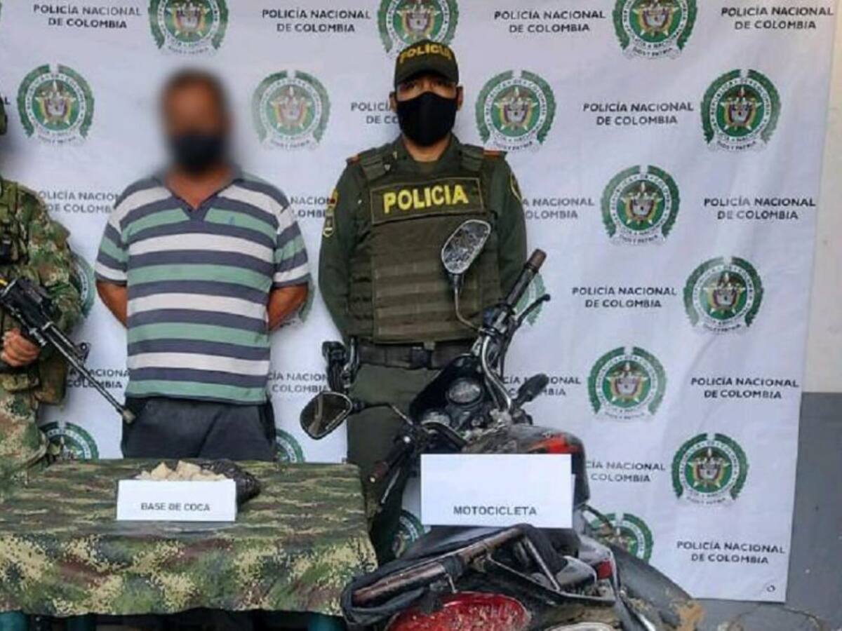 Capturan a un hombre por portar base de coca en roca en el sur de Bolívar
