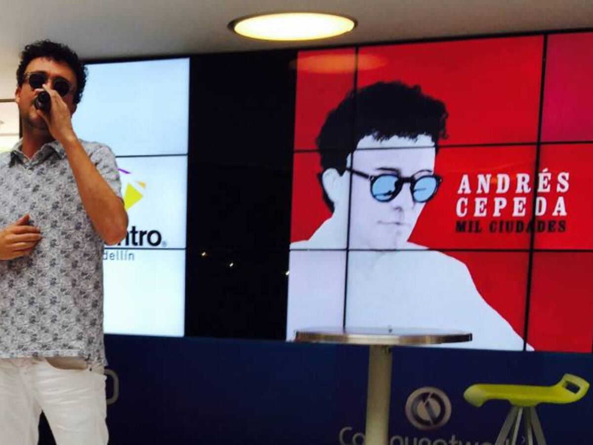 Andrés Cepeda denuncia que fue asaltado en Medellín