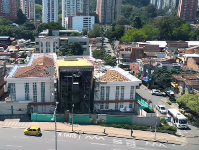El Hospital Venancio Díaz Díaz actualmente se encuentra bajo remodelación. Foto: Alcaldía de Sabaneta.