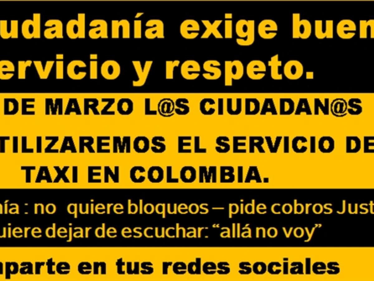 Pese a acuerdo para evitar paro, usuarios convocan a ‘día sin taxi’