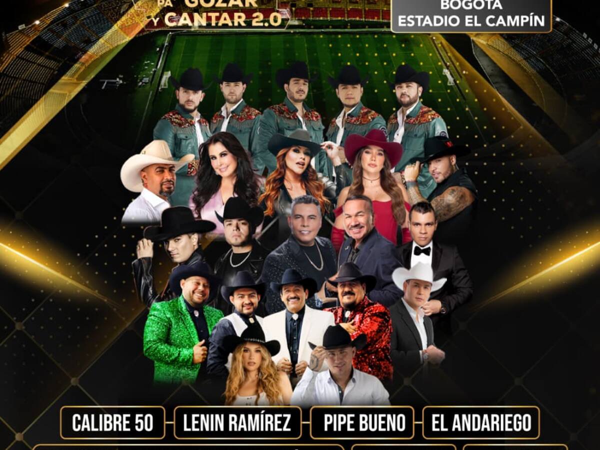 La música popular vuelve a tomarse El Campín con Pa’ Gozar y Cantar 2.0