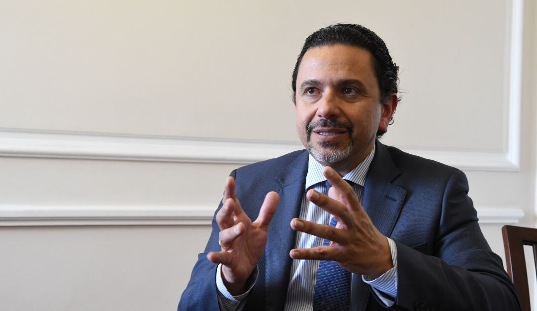 Alto Comisionado para la Paz del gobierno de Colombia, Miguel Ceballos.