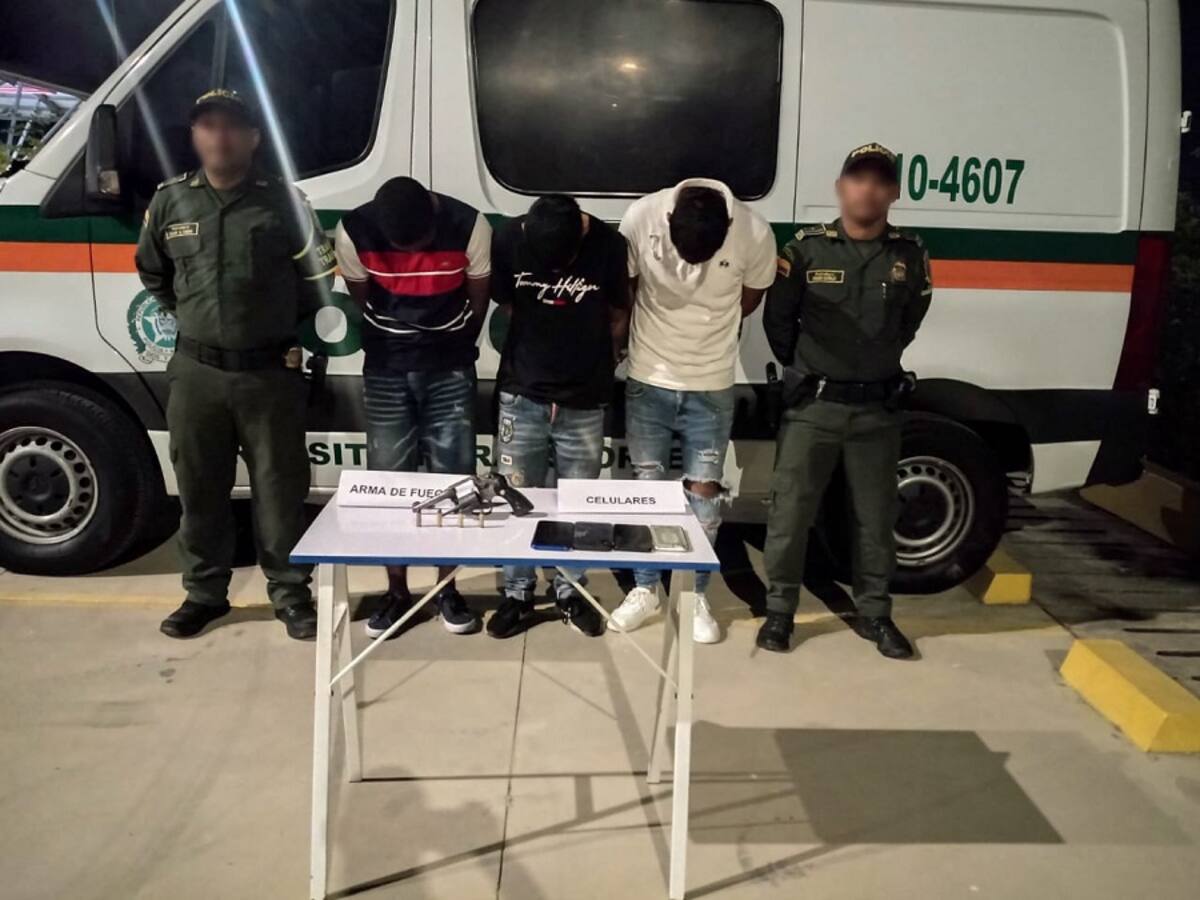Cayeron tres presuntos delincuentes que pretendían ingresar armados a Cartagena
