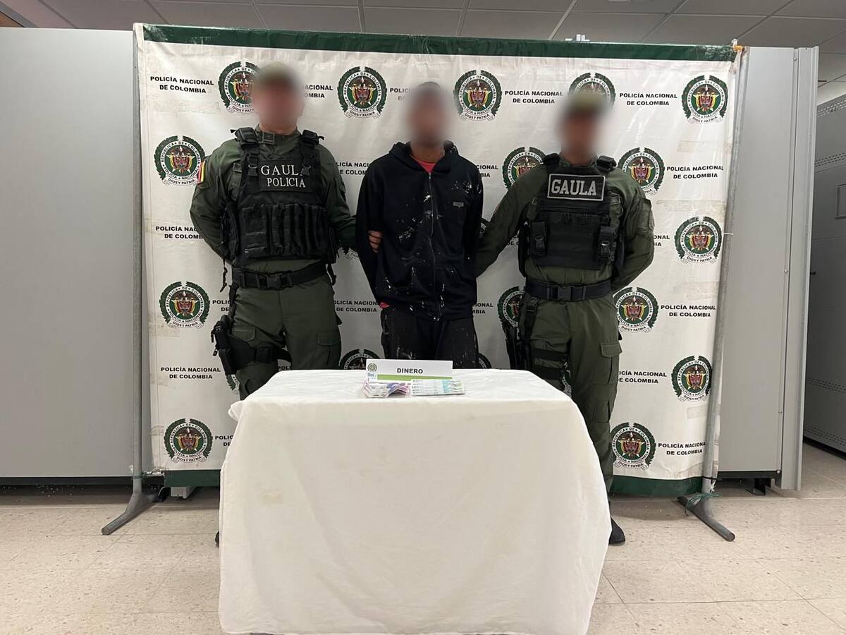 Policía Metropolitana de Cartagena reportó primer capturado por extorsión del año 2025