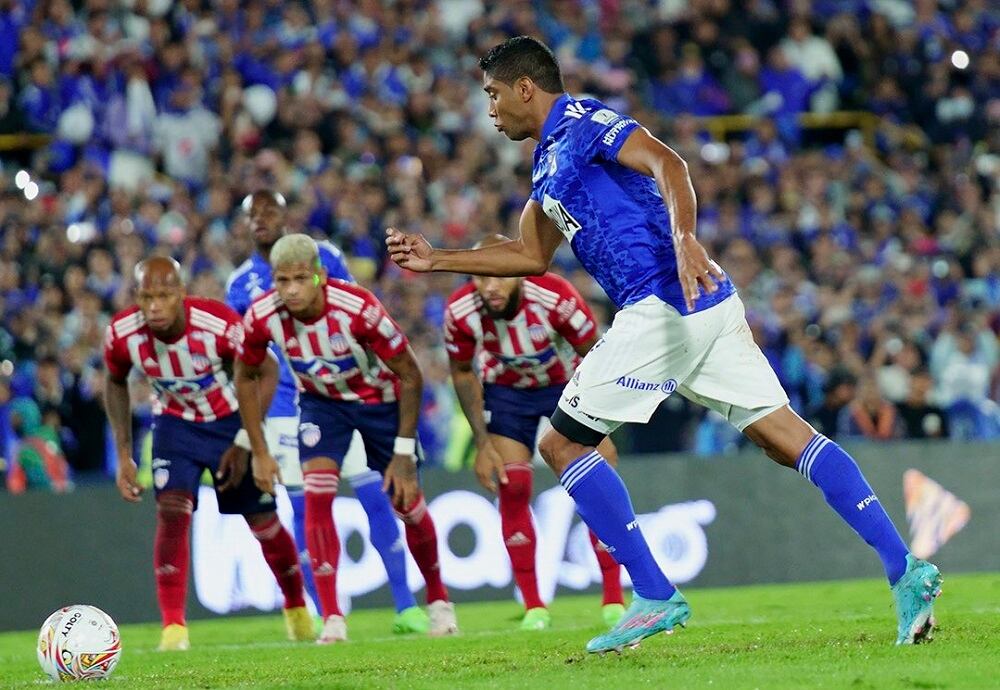 Millonarios vs. Junior en la final de la Copa Colombia / Foto: @MillosFCoficial