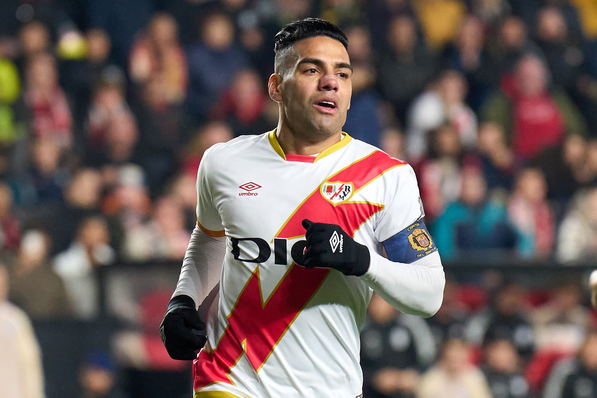 Falcao, delantero del Rayo Vallecano. (Photo by Angel Martinez/Getty Images)