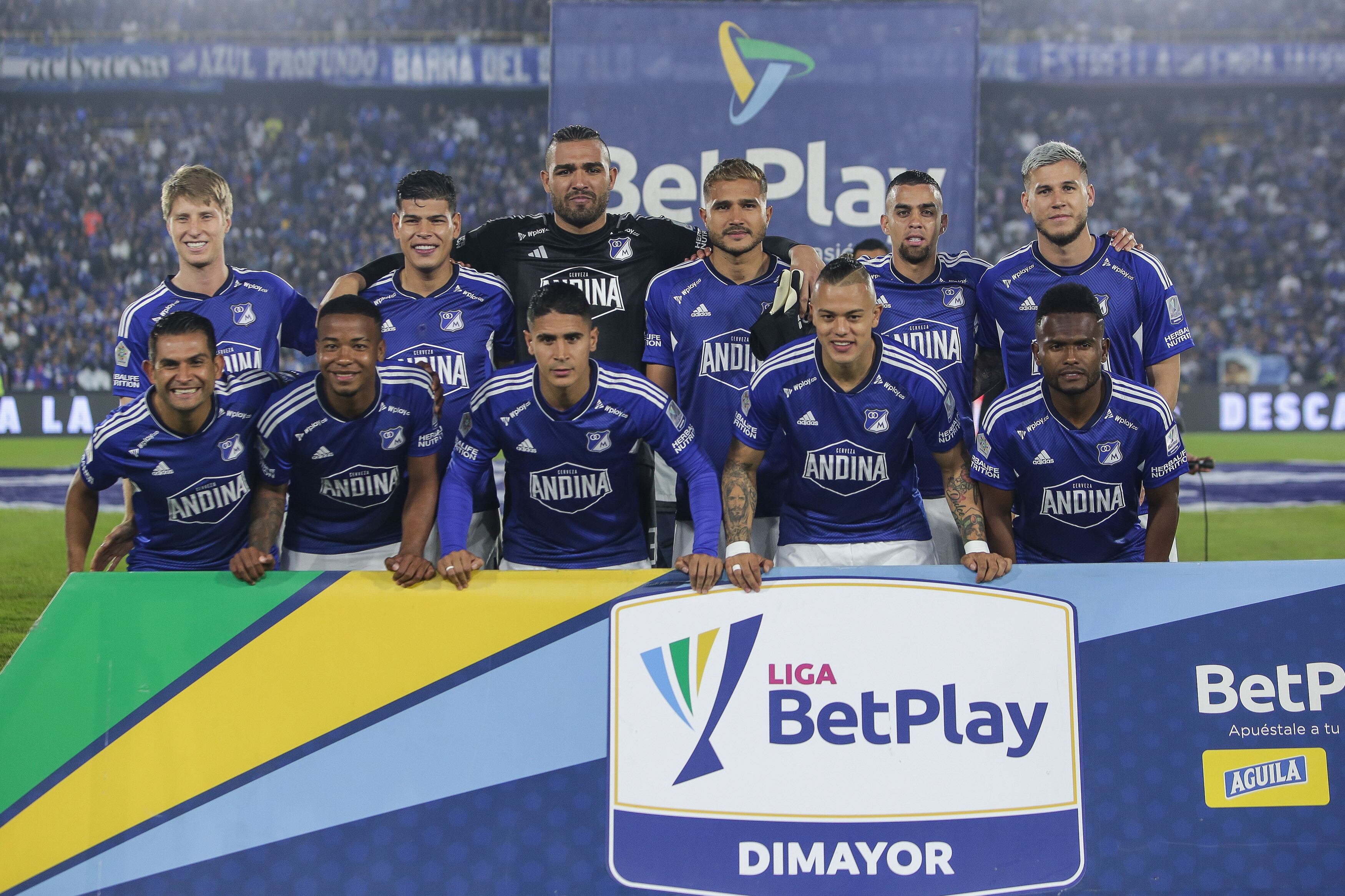 Millonarios lidera actualmente el fútbol colombiano.(Colprensa - John Paz)