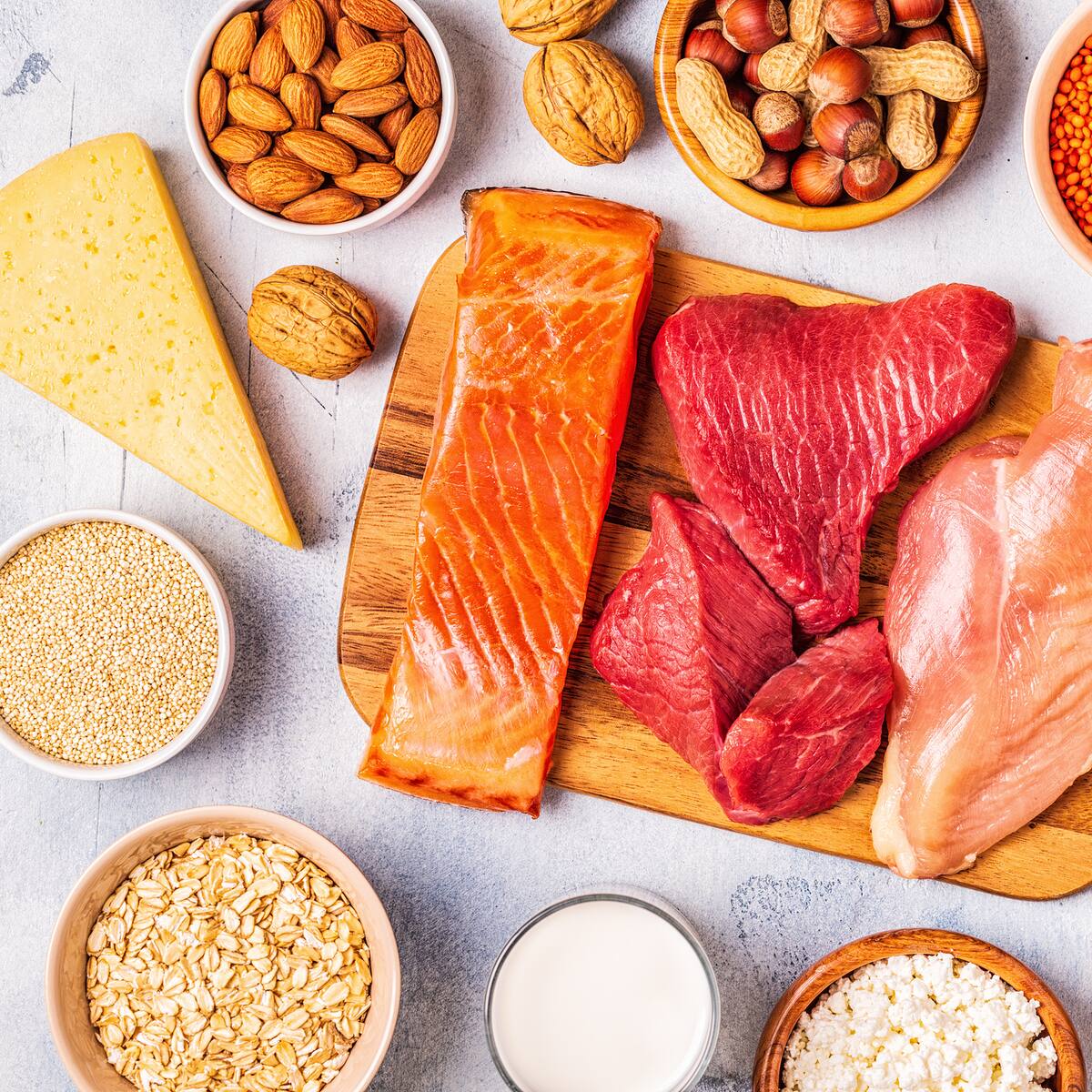 ¿Qué propiedades tiene la carne y con qué alimentos se podría sustituir?