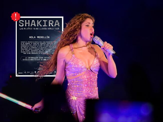 ¿Por qué se canceló el concierto de Shakira en Medellín? La empresa organizadora revela los detalles