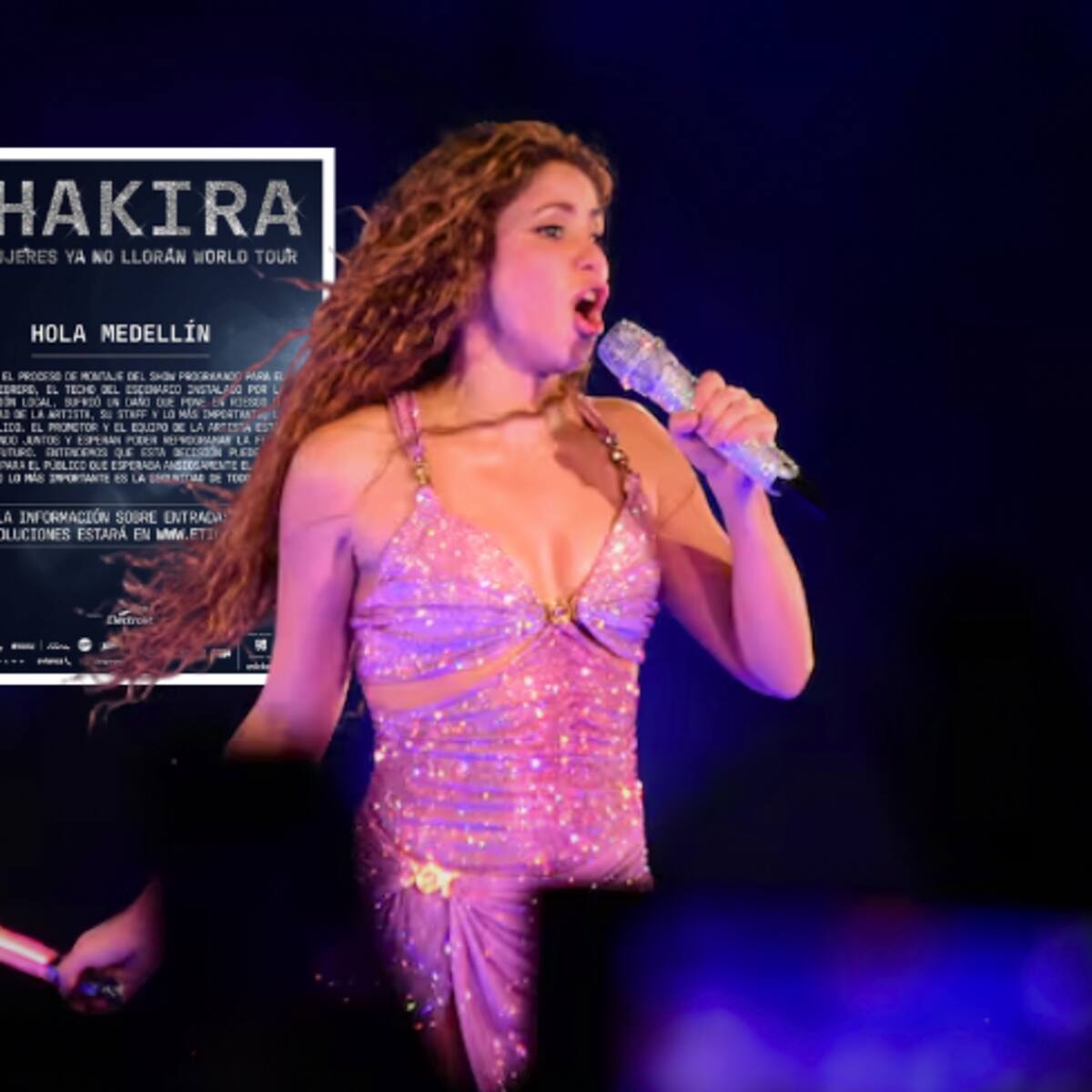 Habrá devolución y nueva fecha: Páramo ante cancelación de concierto Shakira en Medellín