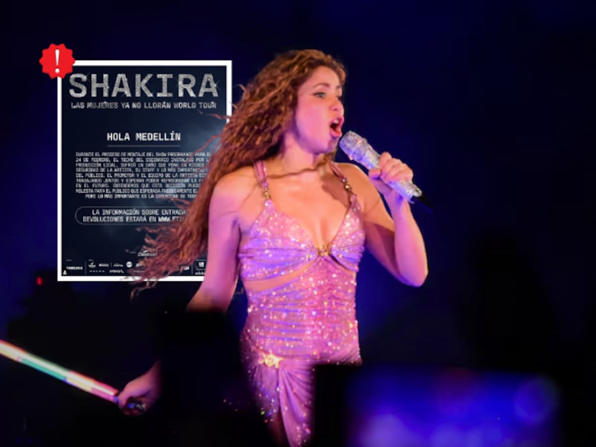 ¿Por qué se canceló el concierto de Shakira en Medellín? La empresa organizadora revela los detalles
