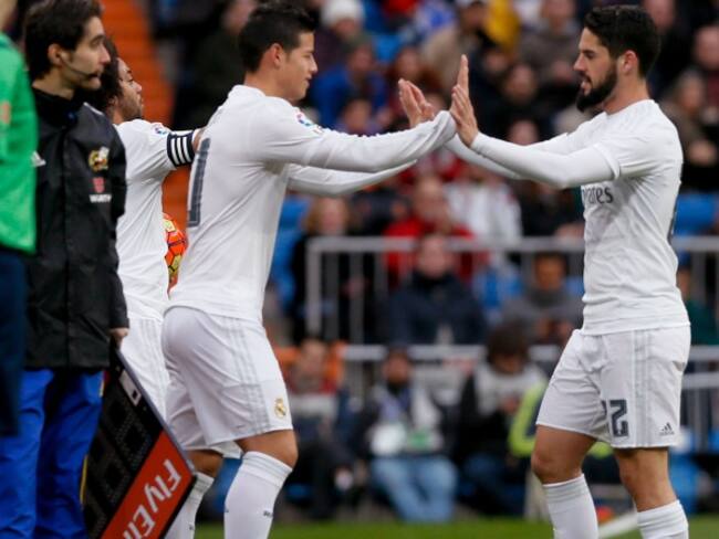 La polémica del fútbol: ¿Será titular James este domingo con el Real Madrid?