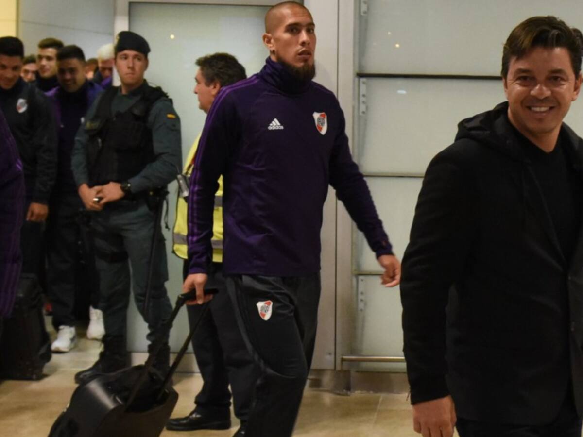 River Plate arribó a Madrid donde el domingo buscará la Libertadores