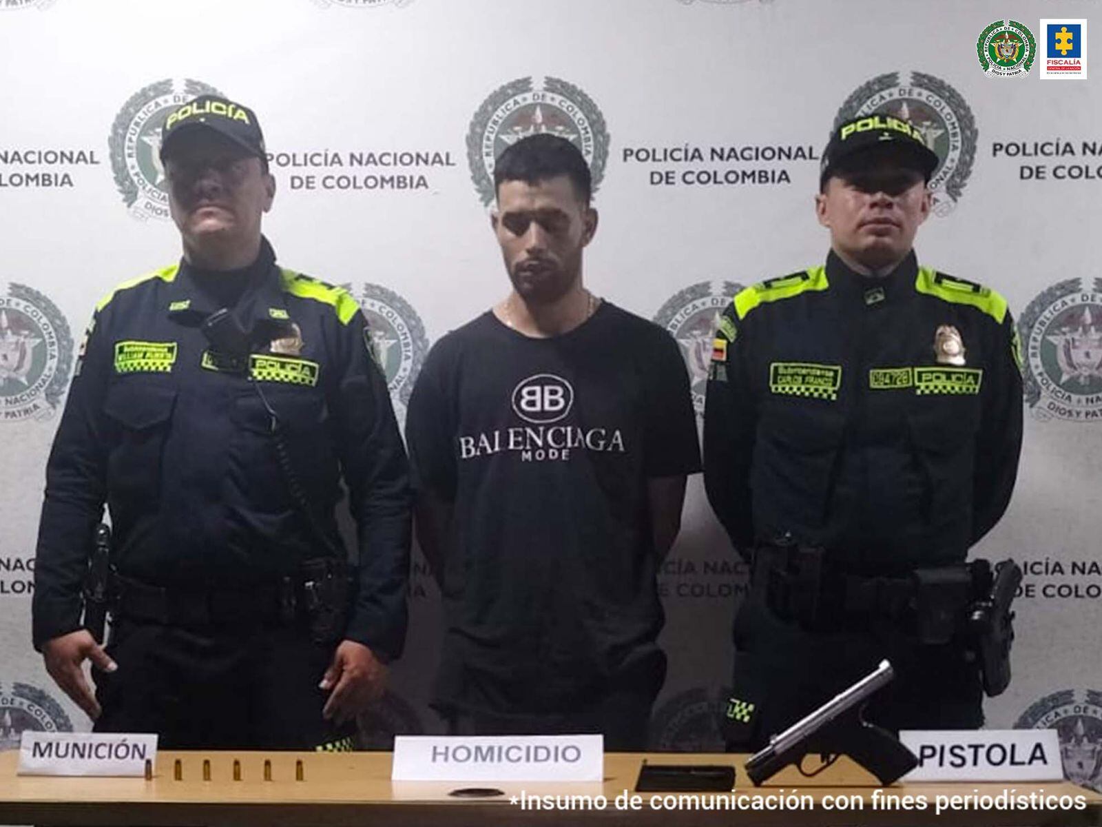 Foto: Suministrada Fiscalía General de la Nación.