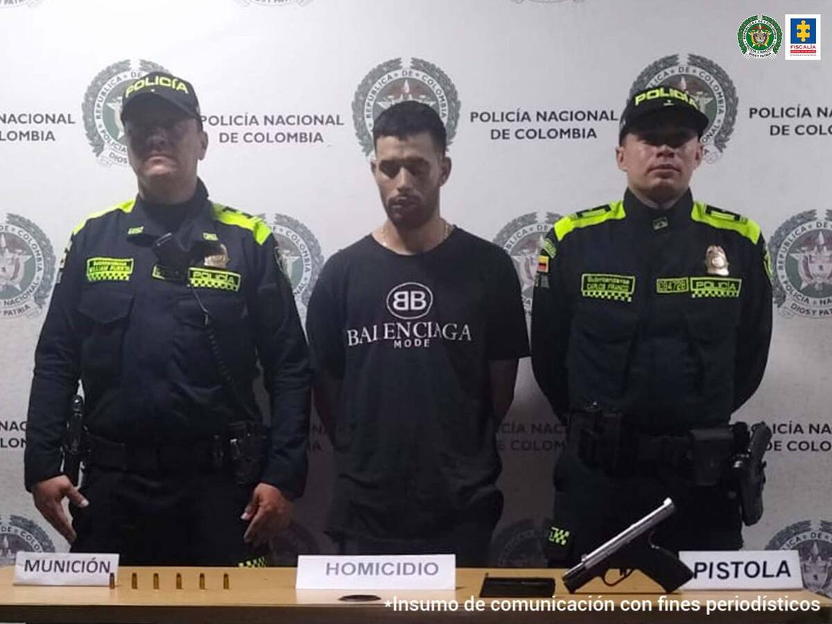 Enviaron a la cárcel al presunto responsable del doble homicidio registrado en Pereira