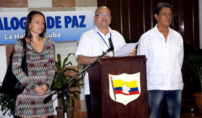 Delegación de paz de las Farc en Cuba