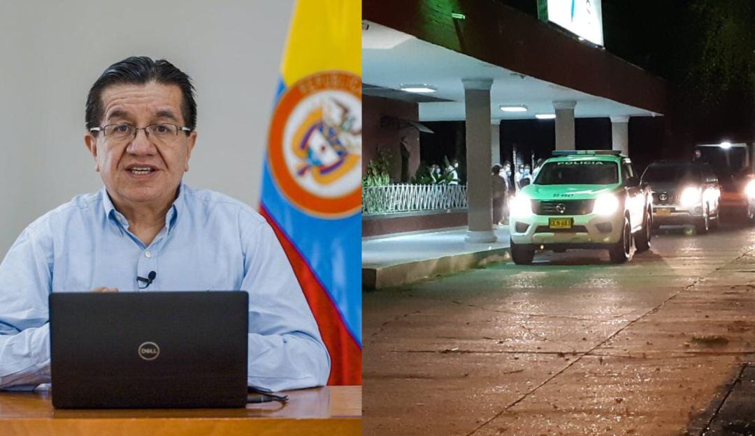 Ministro de Salud visita lugar de la primera vacuna del COVID-19 en el país