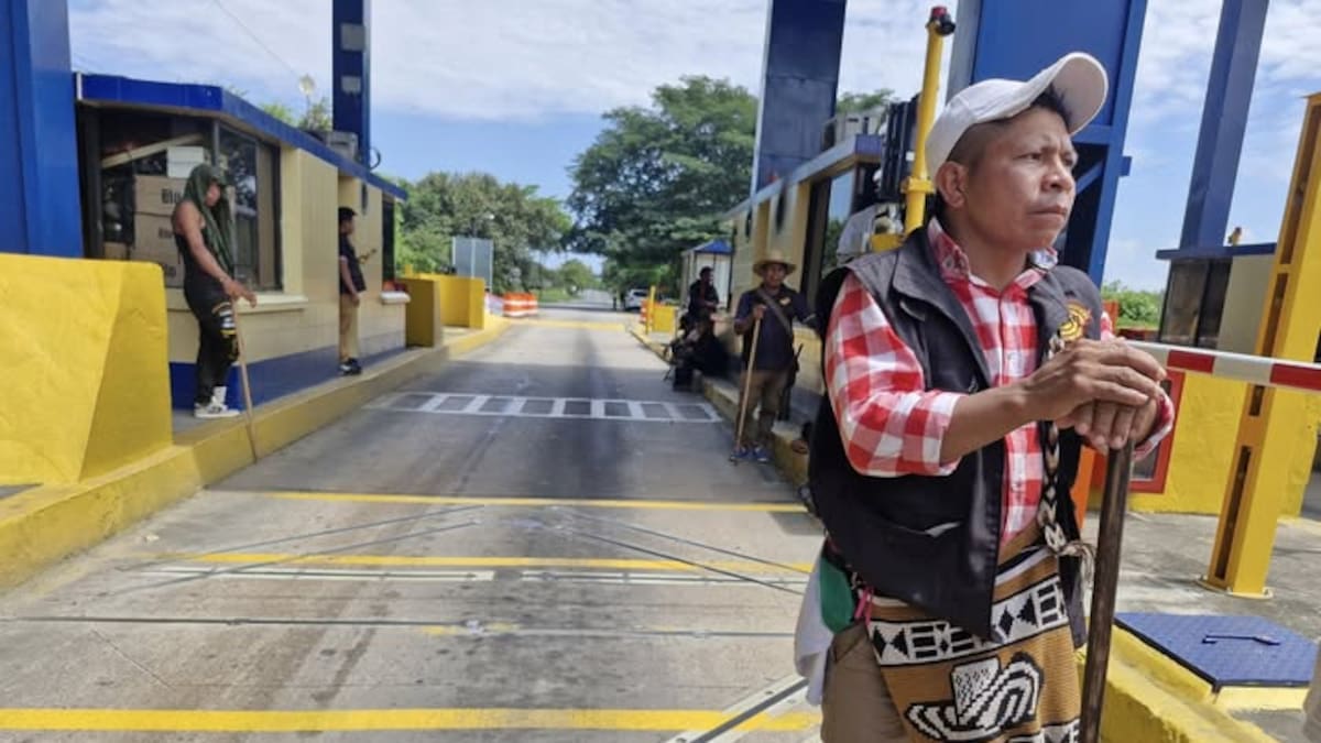 En el Huila cierre definitivo de la Ruta 45 por la Minga Indígena