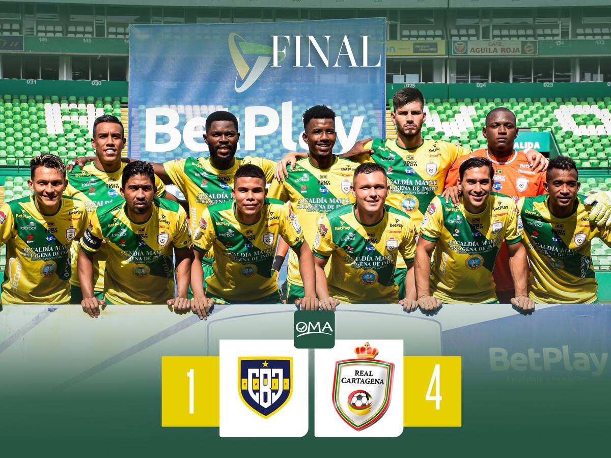 Real Cartagena goleó 4-1 a Boca Juniors de Cali en condición de visitante