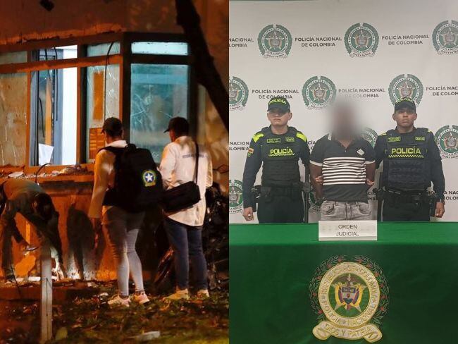 Capturado en Bogotá el presunto responsable de atacar con explosivos a cuatro CAI en la ciudad de Cali.