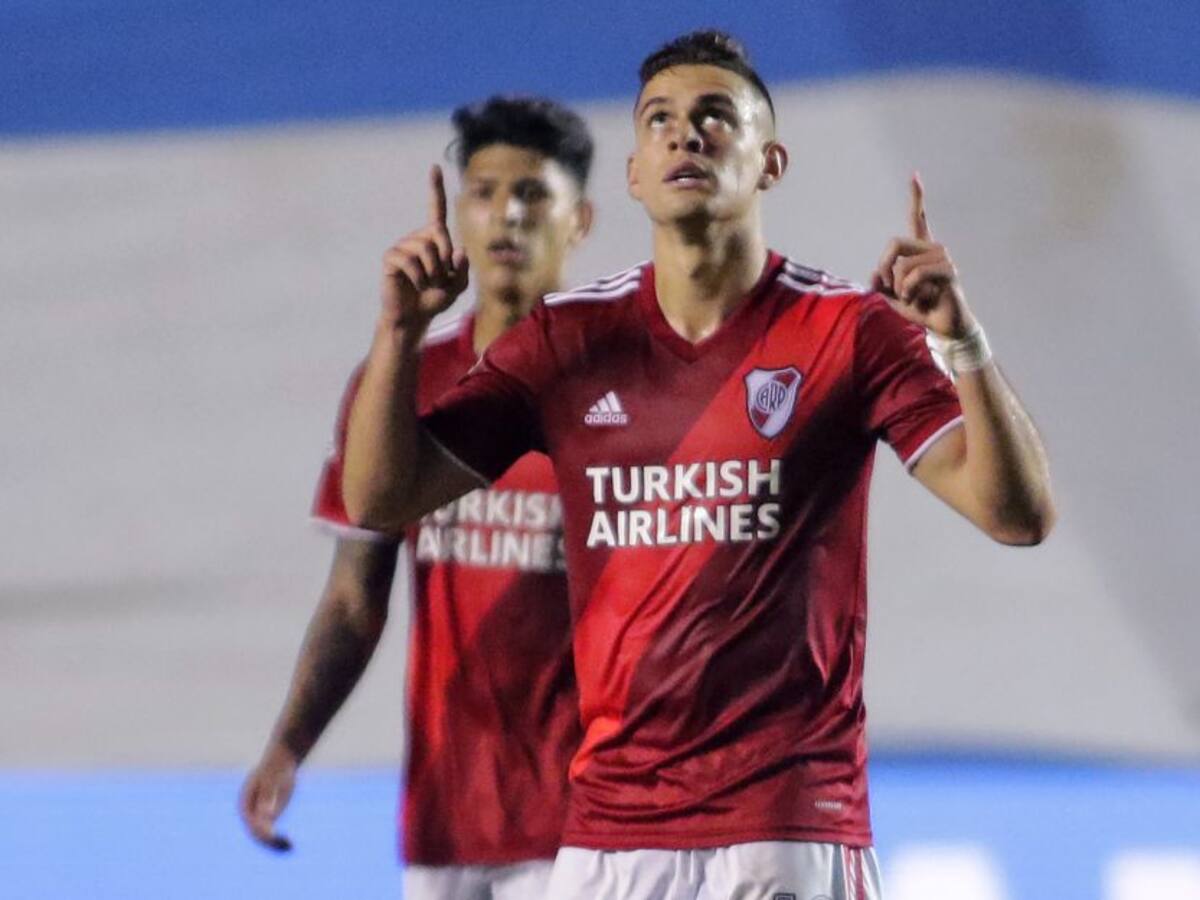 Hat-trick de Borré y golazo de Carrascal con River en Copa Libertadores