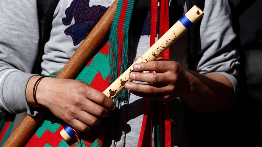 Las comunidades indígenas del Cauca decidieron regresar a sus territorios y suspender la instalación de la Comisión Mixta. Foto: Colprensa