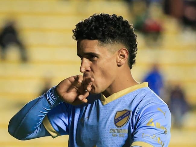 Daniel Cataño jugador de Bolívar de Bolivia / @danielcatano10