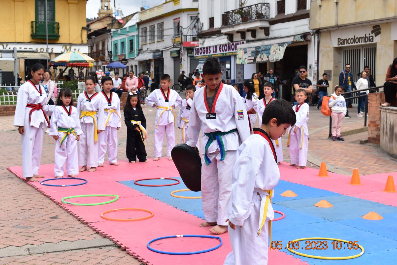 Niños promesa del Taekwondo en Chiquinquirá / Foto: Milena Rendón