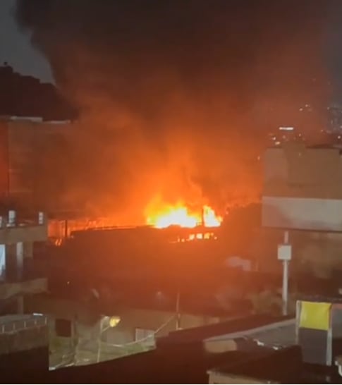 Incewndio hotel Nutibara - foto tomada e video cortesía