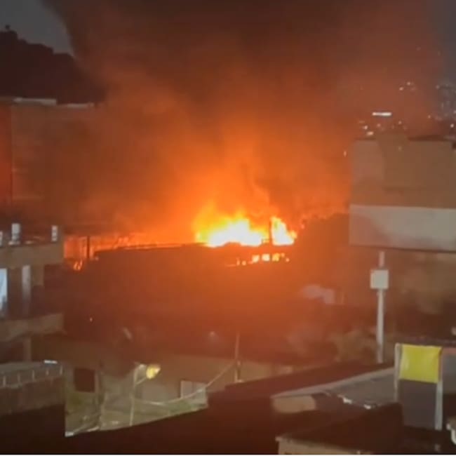 Incewndio hotel Nutibara - foto tomada e video cortesía