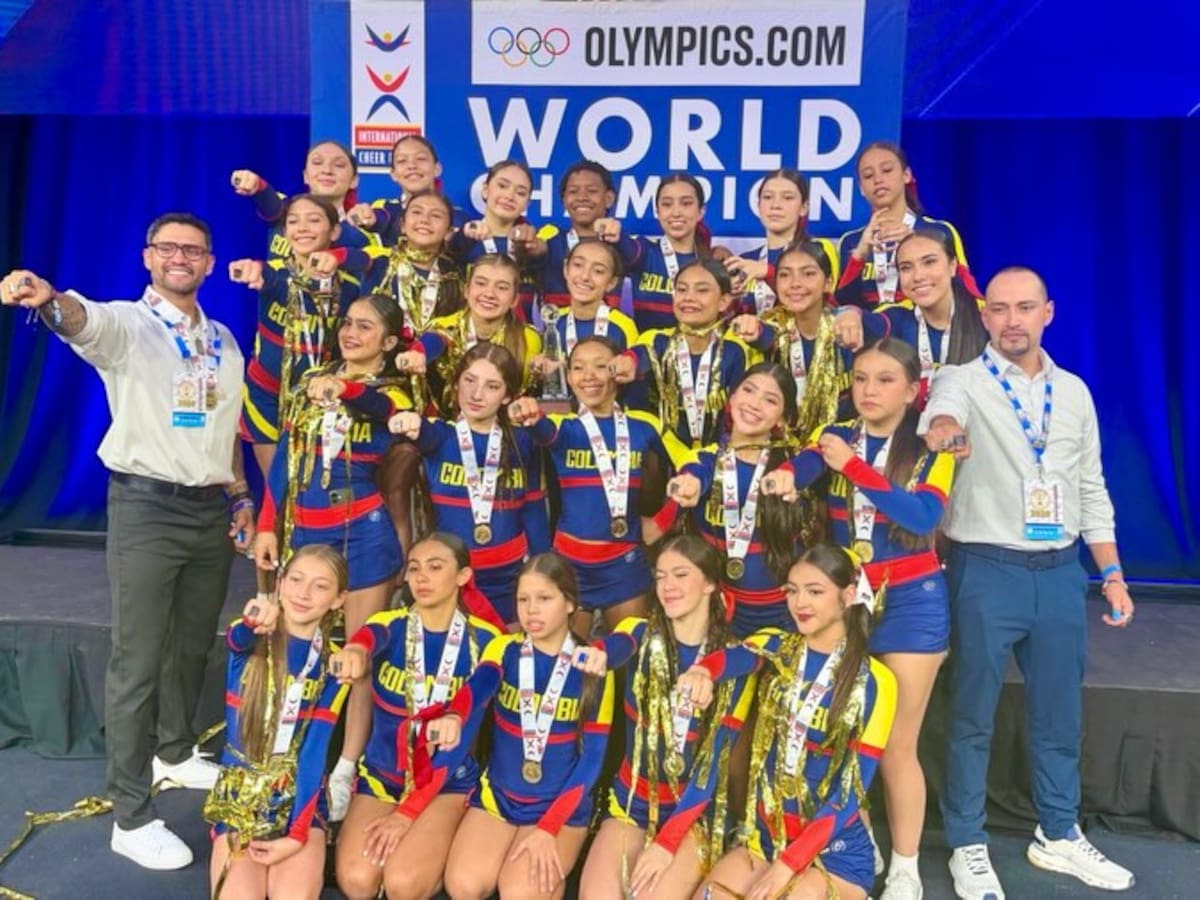 ¡Orgullo nacional! Selección Colombia de porrismo ganó el Mundial de Naciones ICU 2026