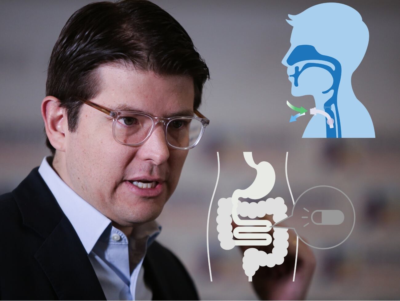 Miguel Uribe Turbay, Traqueostomía y Gastrostomía