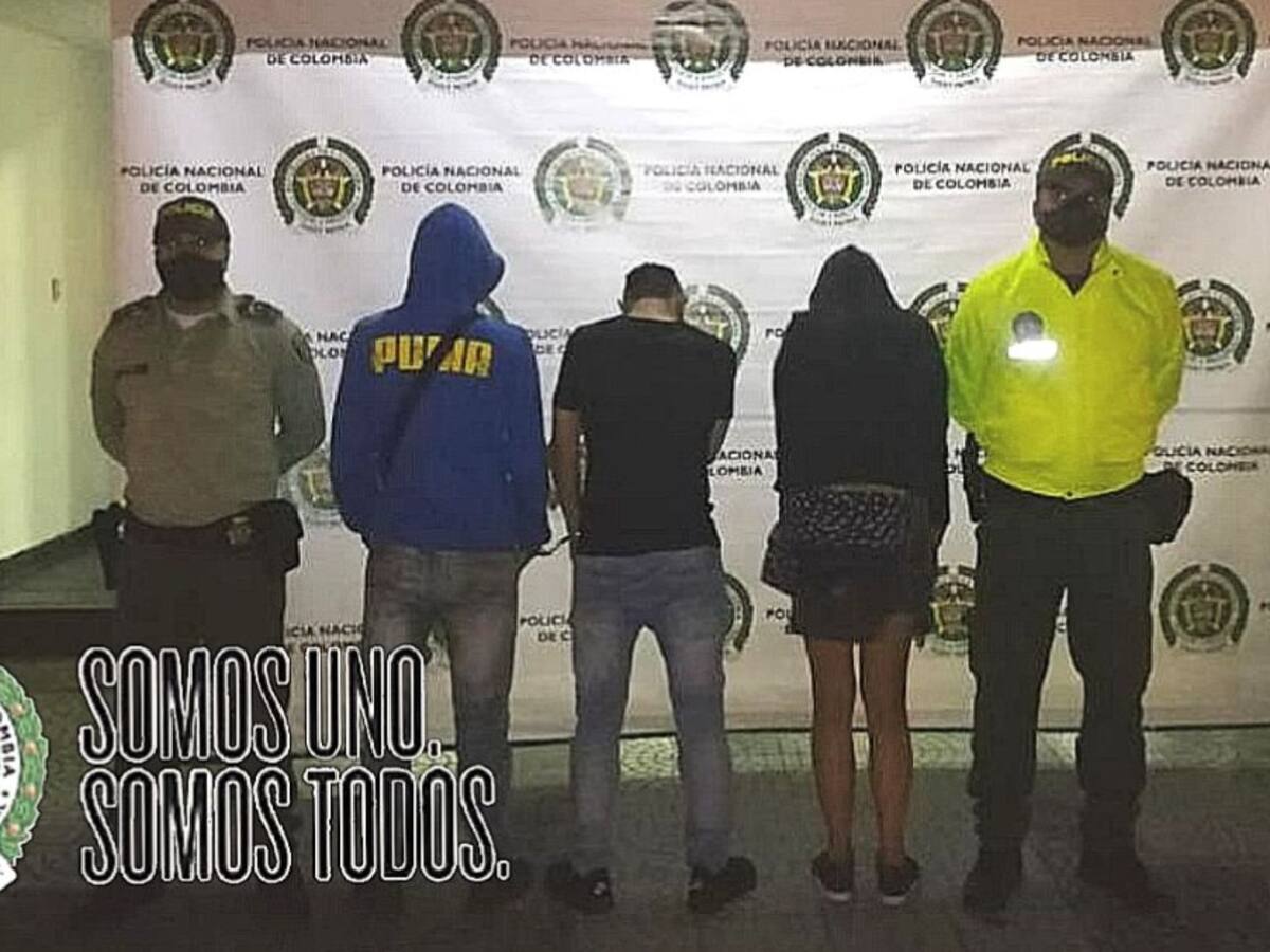 Capturan tres personas, al parecer estaban de fiesta en la vereda La Cabaña