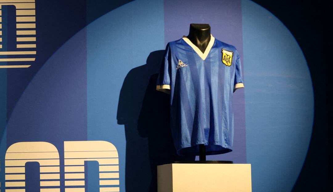 Camiseta de Maradona en 'La Mano de Dios'