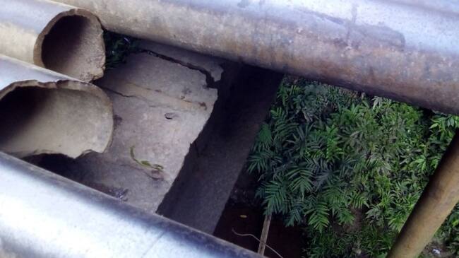 Los daños en puentes y el deterioro vial dificultan la movilidad en la vía Tibú - Cúcuta