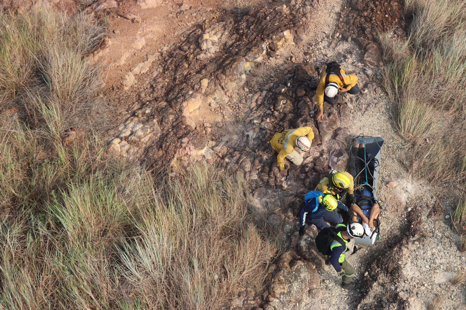 Rescate por parte de la Fuerza Aérea en el Tolima