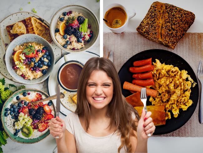 ¿Es mejor desayunar dulce o salado? Expertos responden