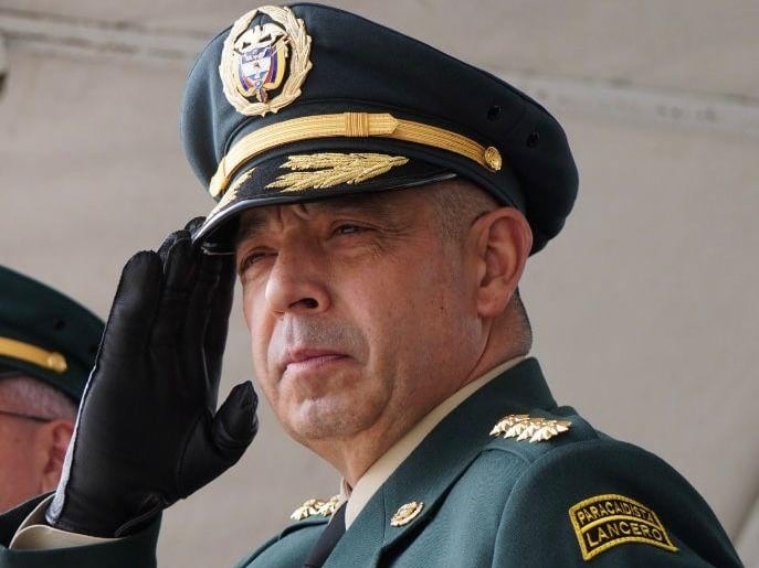 General Hugo López, comandante de las Fuerzas Militares