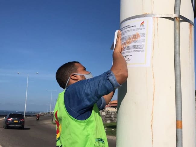 Suspenden obras en antenas del Centro Histórico de Cartagena