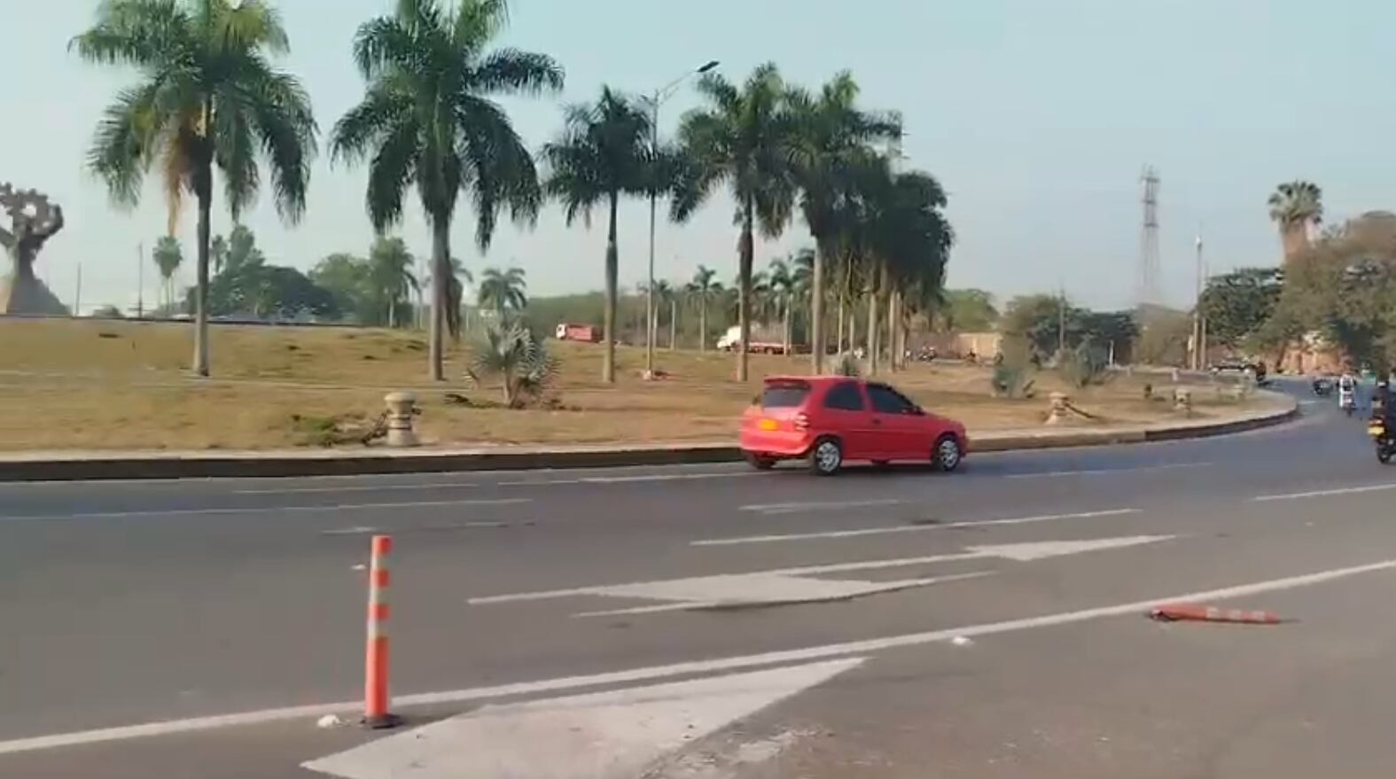 Sector de Cencar en el Valle del Cauca con movilidad normal / Foto: Caracol Radio Cali