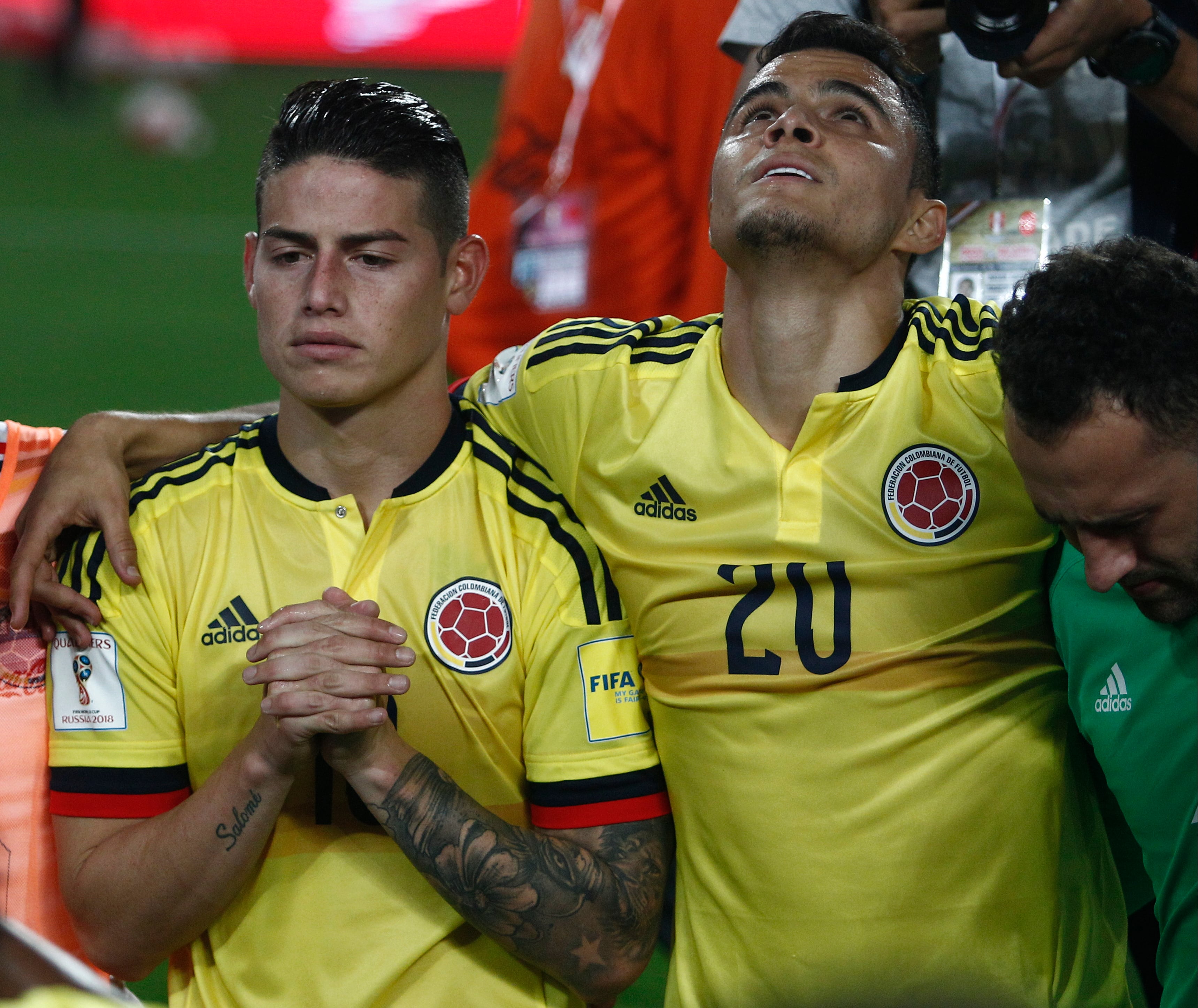 Giovanni Moreno jugando con la Selección Colombia en las Eliminatorias al Mundial de Rusia 2018. (Photo by Leonardo Fernandez/Getty Images)