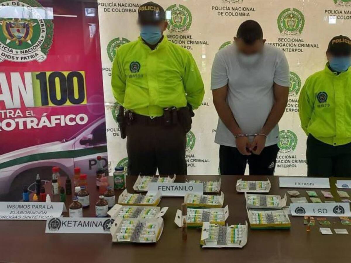 'El Kevin' capturado por tráfico de drogas sintéticas en Cartagena