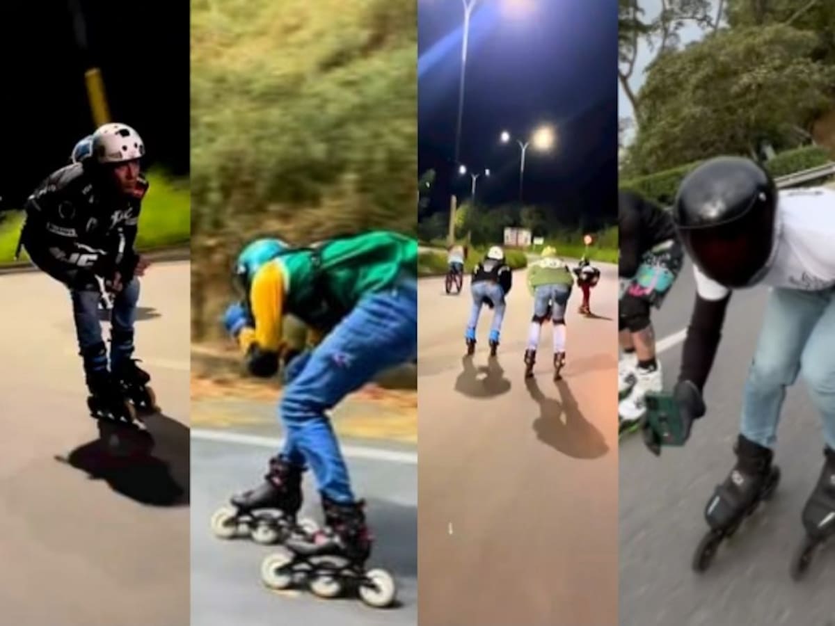 La carretera nacional de Santander convertida en pista por deportistas extremos. ¿Cuál es?