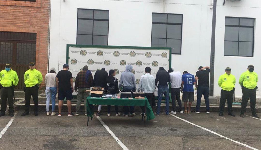 Capturas en Bucaramanga.