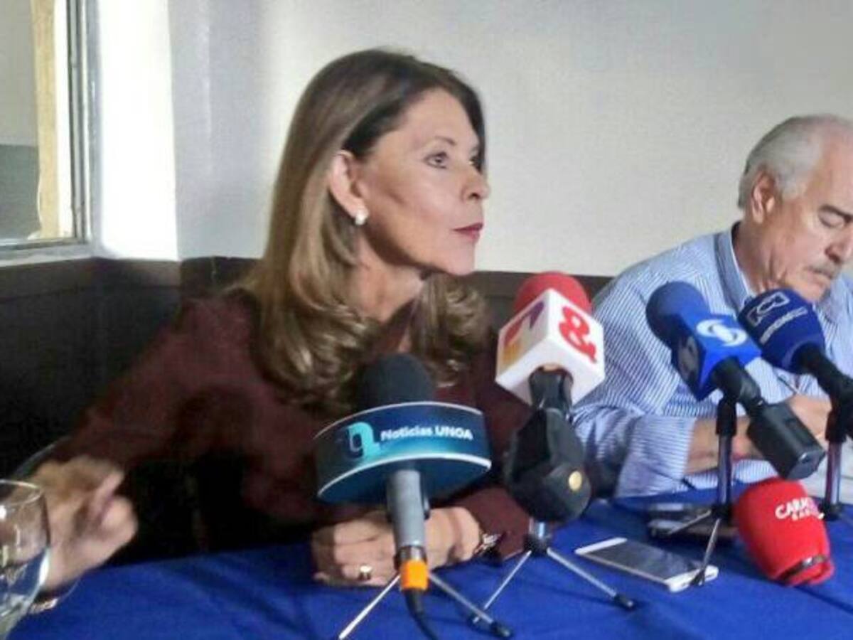 Martha Lucia Ramírez dijo que el Conservatismo reafirmó que la apoyarán