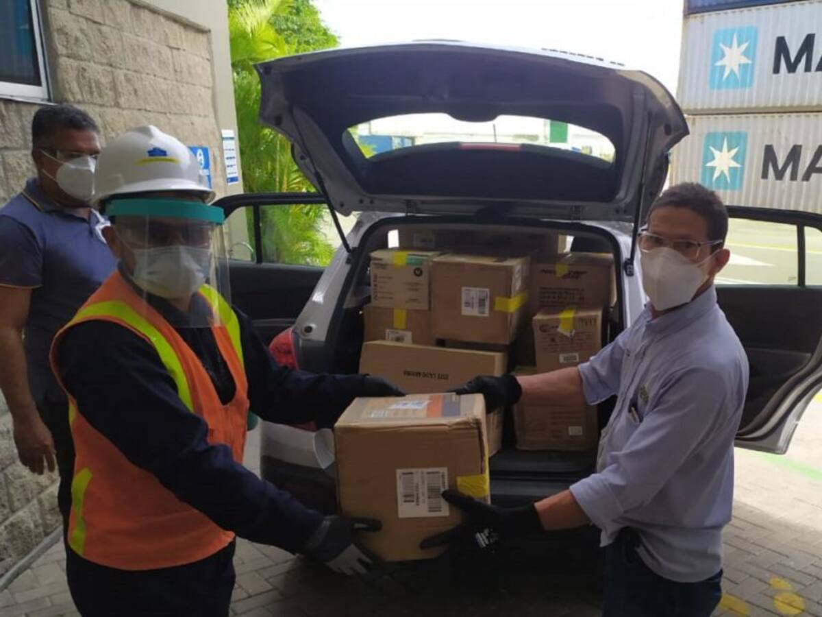 Puerto de Cartagena entrega 75 mil elementos de protección a dos clínicas